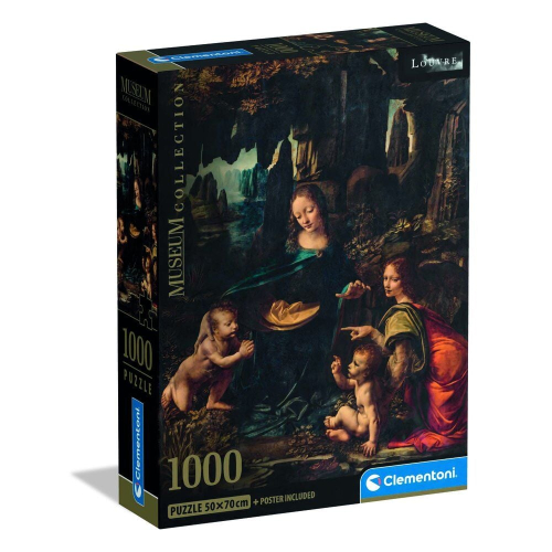 Puzzle The Virgin of the Rocks Leonardo Museum 1000 Peças