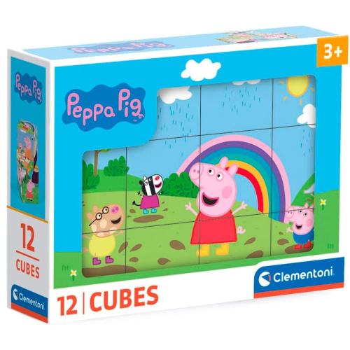 Puzzle cubo Peppa Pig 12 Peças