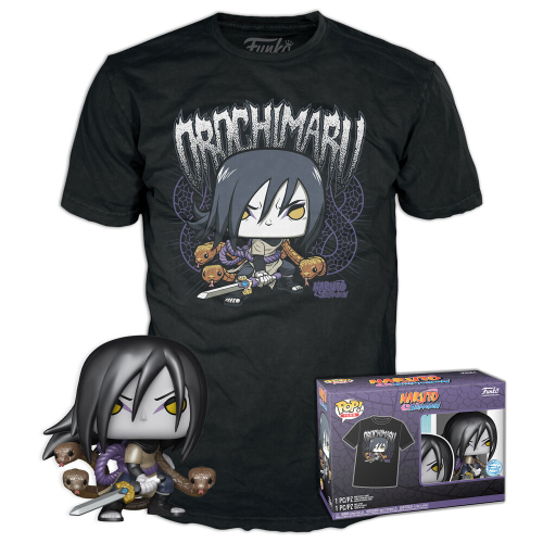 Set figura POP &Tee Naruto Shippuden Orochimaru Tam XL