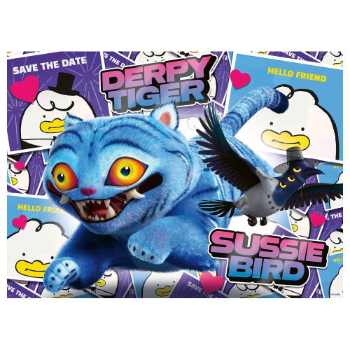 Puzzle Derpy &Sussie K-Pop Demon Hunters XXL 100 Peças