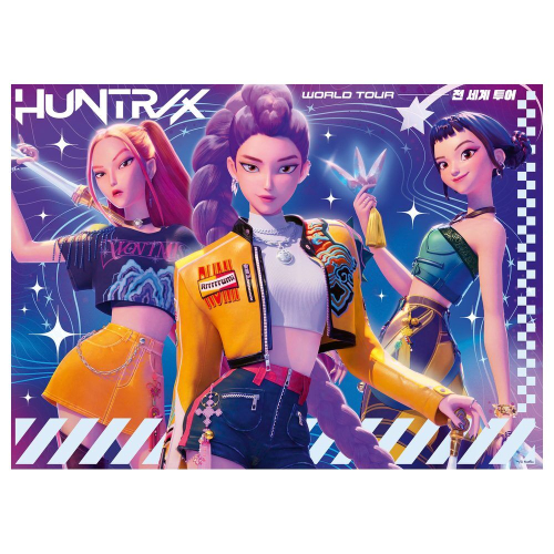 Puzzle K-Pop Demon Hunters 4x100 Peças