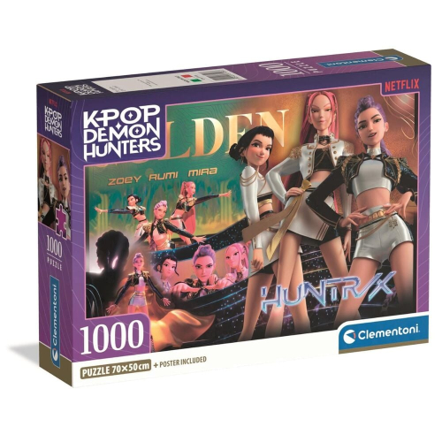 Puzzle 3 CB Kpop Demon Hunters 1000 Peças
