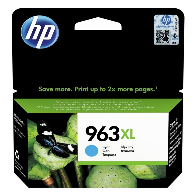 HP 963XL High Yield Cyan Original Ink Cartridge
