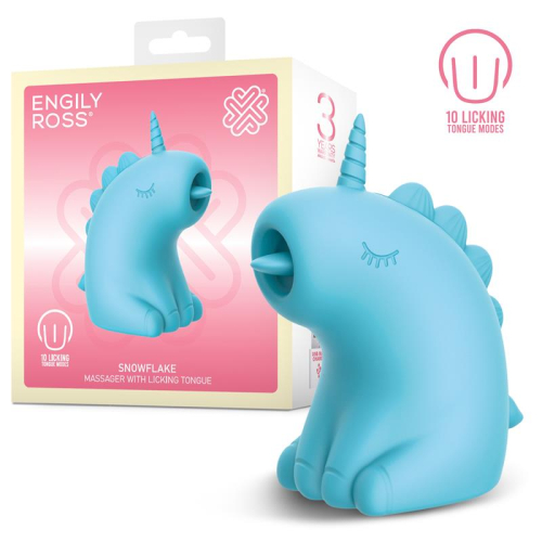 Snowflake Estimulador com Língua Licking - Lameteo