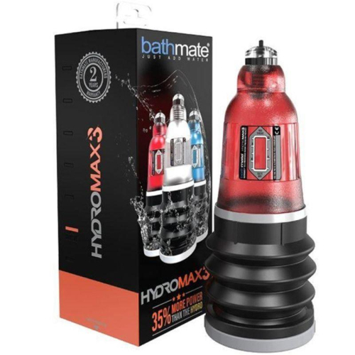 Bomba para o Pénis Hydromax3 Vermelho