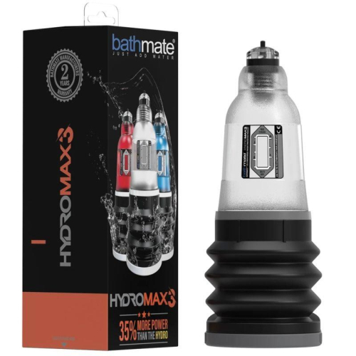 Bomba para o Pénis Hydromax3 Transparente