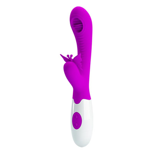 Moth Vibrador com Lengua Tickling