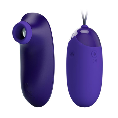 Succionador de Clítoris e Ovo Vibrador