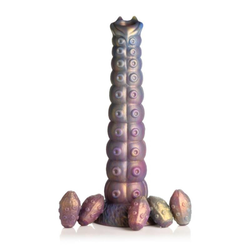 Dildo Ovoposito com 5 huevos Deep Invader Tentacle