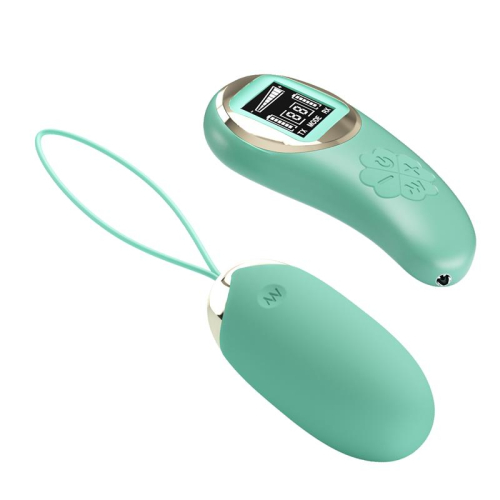 Mina Ovo Vibrador com Control Remoto Tela Digital Verde