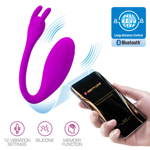 Catalina Ovo Vibrador com APP Rosa