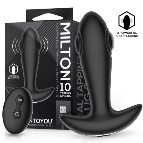 Milton Plug Anal com Doble Tapping y Control Remoto