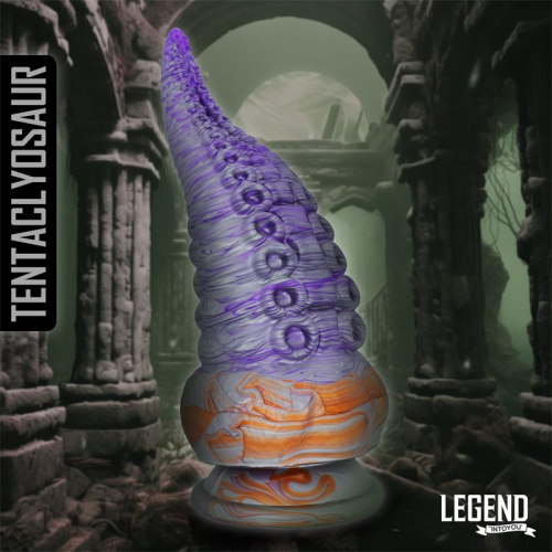 Tentaclyosaur Dildo Tentáculo Silicone Líquida 20 cm