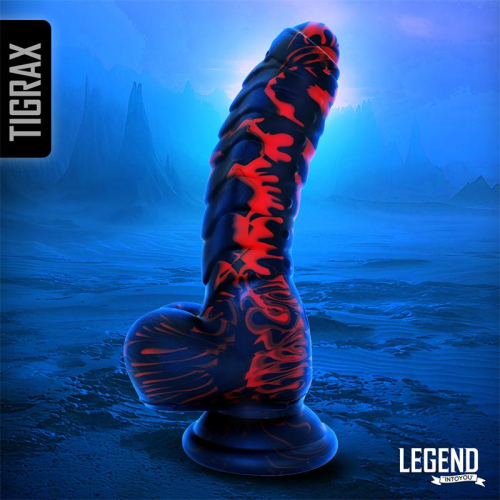 Tigrax Dildo Realista Silicone Líquida 17,5 cm