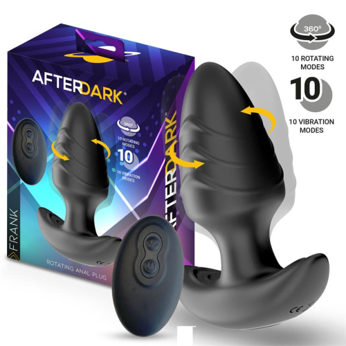 Frank Plug Anal com Vibração y Rotación 360º y Control Remoto
