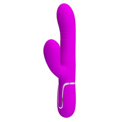 Mariana Vibrador 4en1 Silicone Fucsia