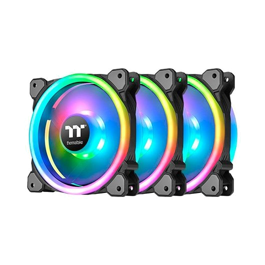 VENTOINHA 120X120 THERMALTAKE - RIING SURUBA 12 RGB TT 3UDS