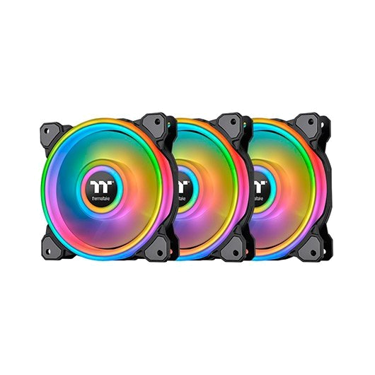 VENTILADOR 120X120 THERMALTAKE RIING QUAD 12 RGB TT 3UDS
