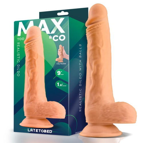 Tod Dildo Realista com Testículos 9 Natural
