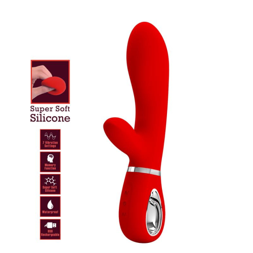 Thomas Vibrador Ponto-G Vermelho