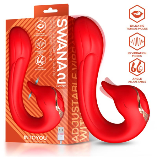 Swana Vibrador com Língua e Ángulo Ajustable