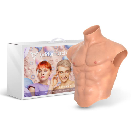 Boomax Traje Torso Masculino Híperrealista Sillicoma Líquida Tamanho M