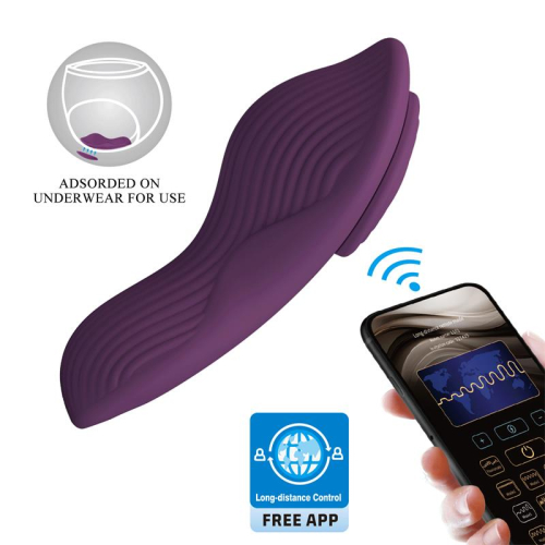 Mane Vibrador de Calcinhas com App Roxo