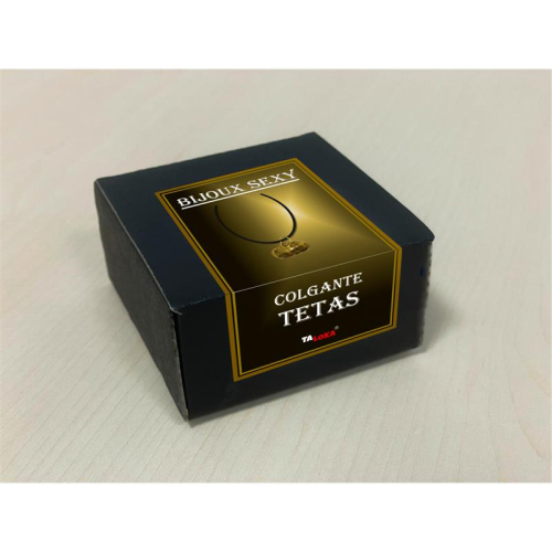 Colar en Forma de Peitos de Cor Dorado