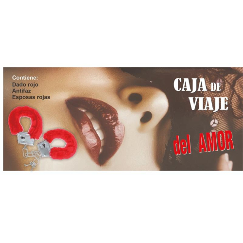 Caixa del Amor com Algemas,Dado y Máscara