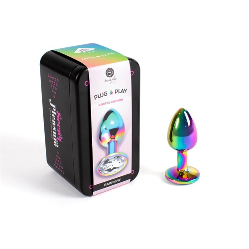 Plug Anal de Metal Rainbow Tamanho S