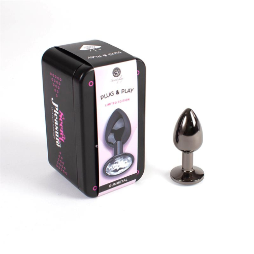 Plug Anal Gunmetal Tamanho S