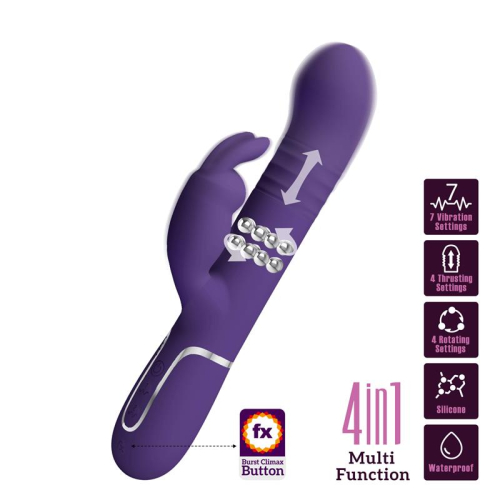 Coale Vibrador com Thursting e Bolas Rotatorias