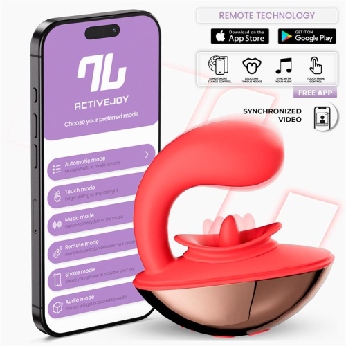 Ronde Estimulador com Vibração e Língua com App