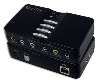 PLACA DE SOM LOGILINK 7.1 USB BOX UA0099