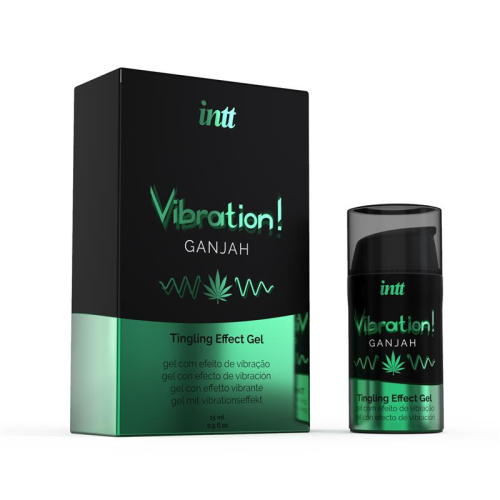 Gel Vibrador Efeito Calor Canábis 15ml