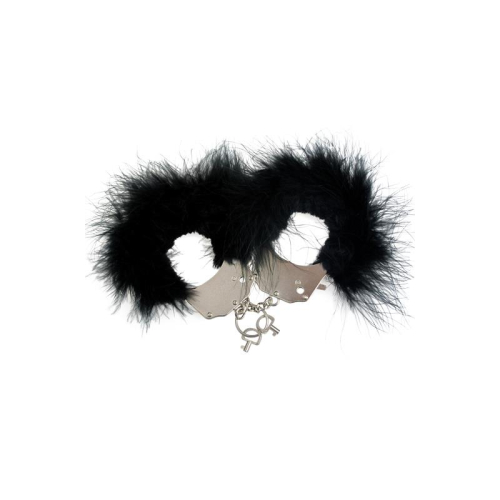 Algemas Metal y Plumas Preto