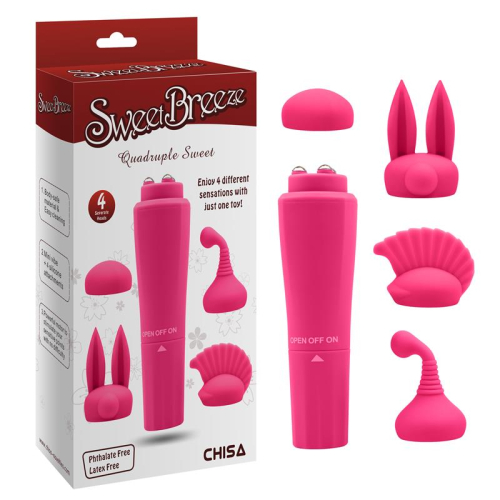 Estimulador com 4 Cabeças Sweet
