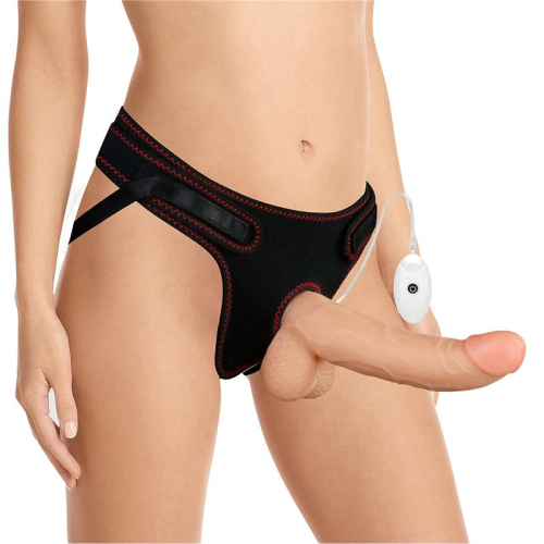 Arnés com Dildo com Vibração y Control Remoto 8.5
