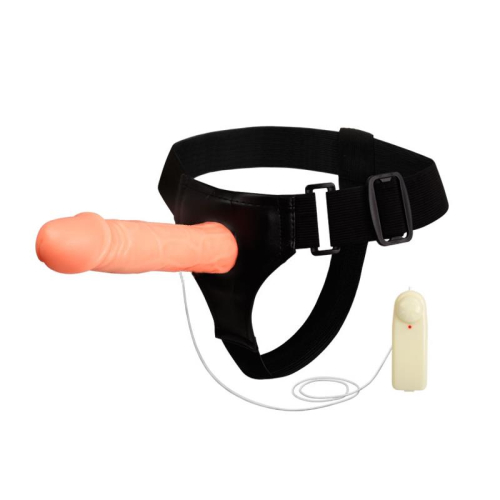 Arnés com Dildo oco Jessica 18 cm