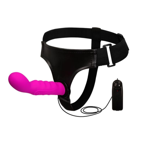 Arnés com Dildo Roxo 15.5 cm