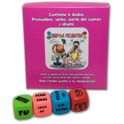Jogo 4 Dados Fluorescentes