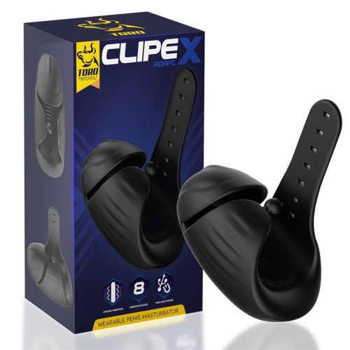 Clipex Masturbador Masculino Ajustável com Sistema de Clip Silicone Premium USB Magnético