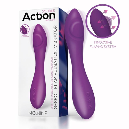 No. Nine Vibrador Ponto G Função de Pulsação USB Magnético Silicone