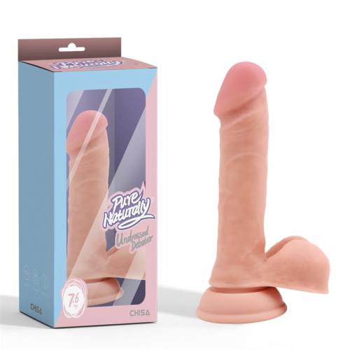 Undressed Debater Dildo Realista Silicone Líquida Dual Density 19.2 cm