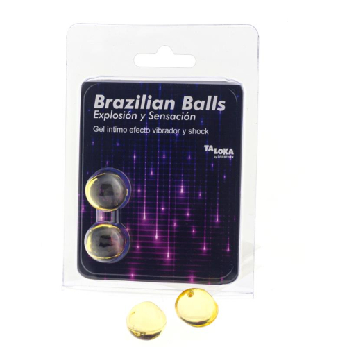 Set 2 Brazilian Balls Excitante Efeito Vibrador e Shock