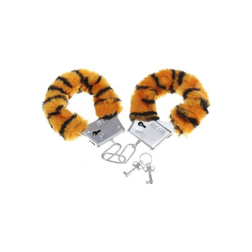 Algemas de pulso Forradas de Peluche Tigre