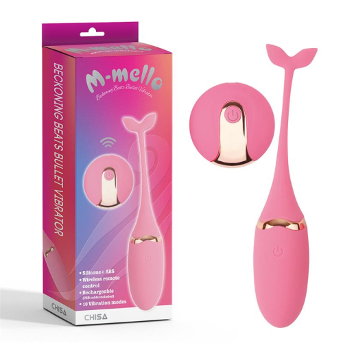 Bala Vibradora Control Remoto Beckoning Beats USB Silicone 5.9