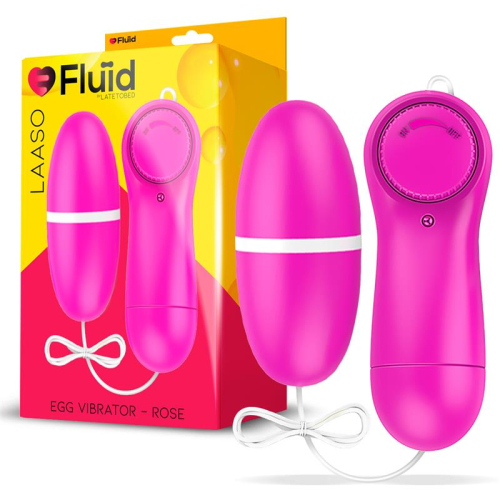 Laaso Ovo Vibrador Multi Velocidade Control Remoto Rose