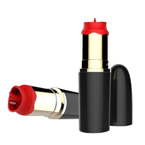 Estimulador de Pintalabios com Língua Estimuladora USB Preto