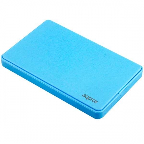 CAIXA DISCO EXTERNO 2.5 USB 3.0 SATA APPROX AZUL